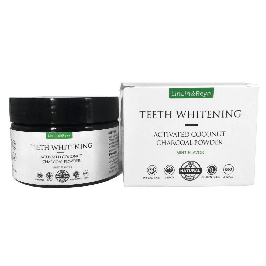 Coconut Shell Activated Charcoal Teeth Whitening Powder – 60g