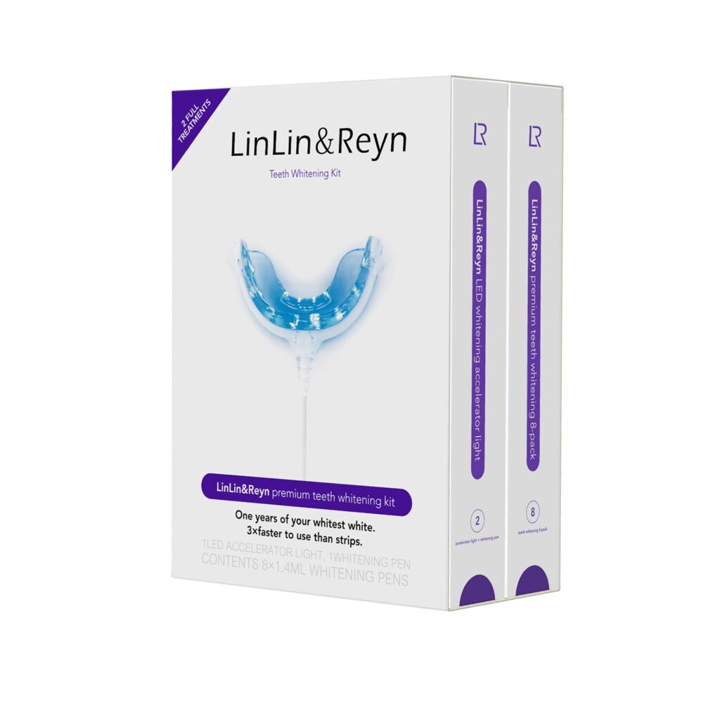 Teeth Whitening Kit – 9 x 1.5mL Gel with LED Light