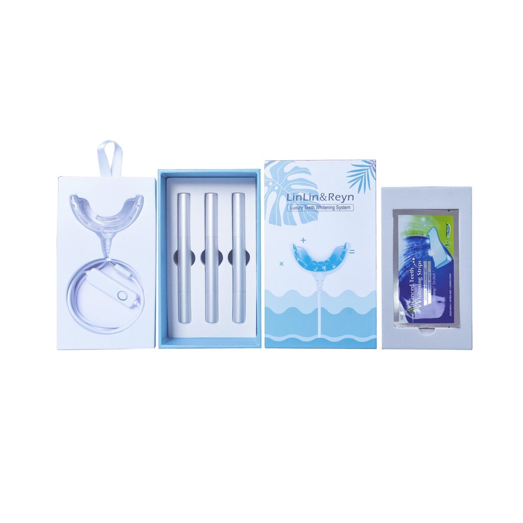 Teeth Whitening Strips – LED Light Kit