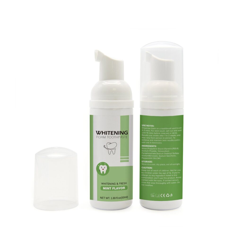 Flavored Mousse Teeth Whitening Foam – 50ml
