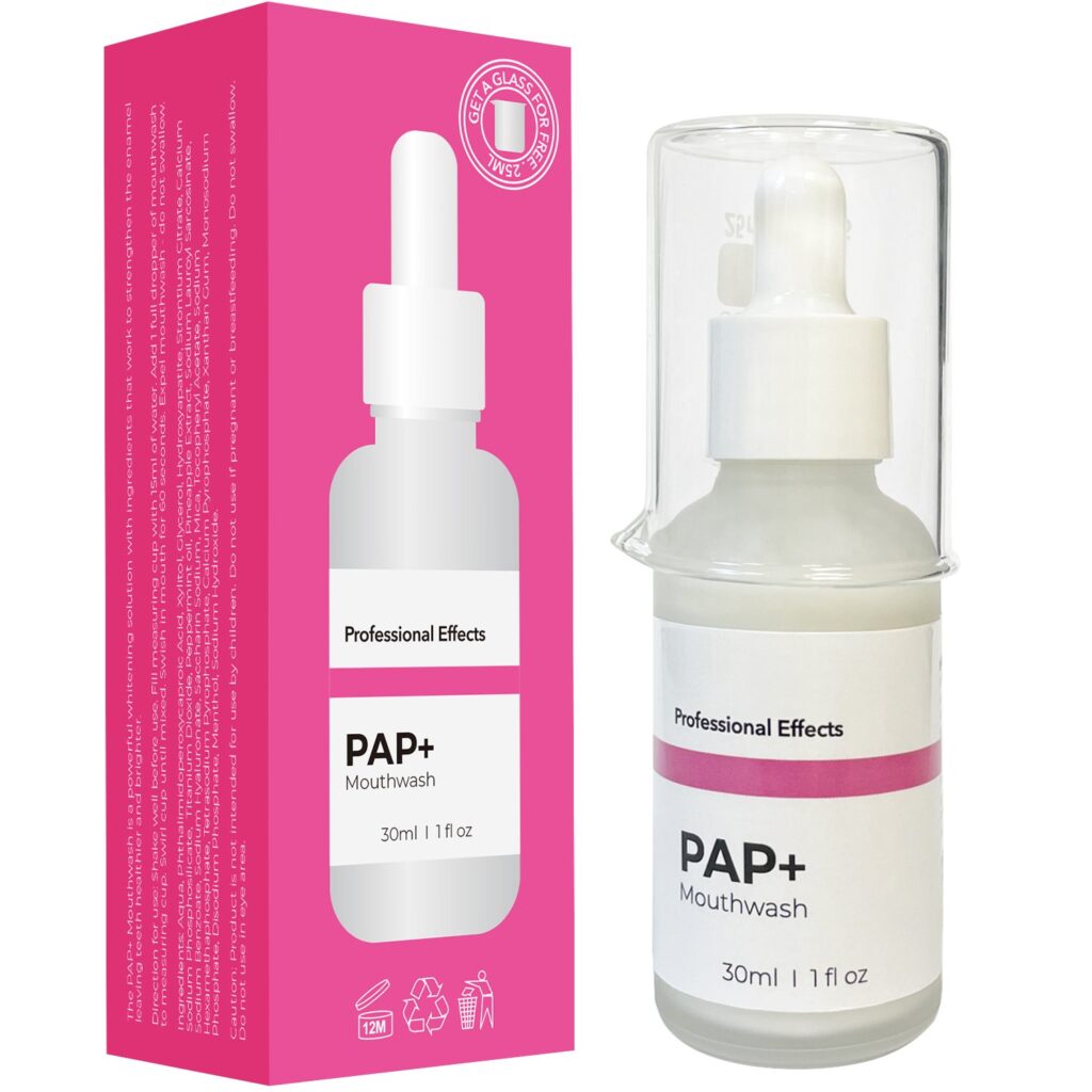 Teeth Whitening Mouthwash – Alcohol Free, 30ml