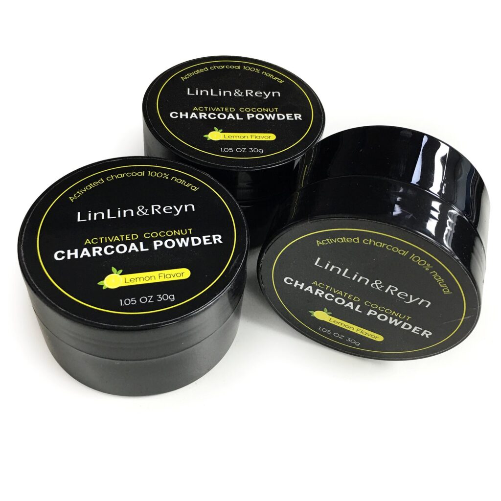 Lemon Flavored Active Charcoal Teeth Whitening Powder – 30g