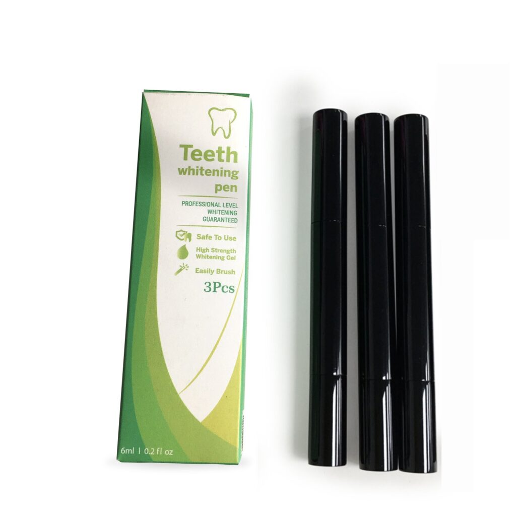 Teeth Whitening Pen – 2ml, 3 Pieces, Black
