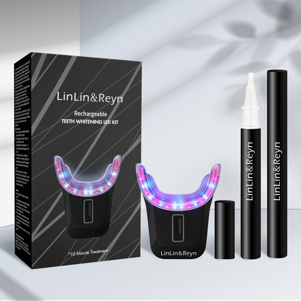 Teeth Whitening LED Light Kit – Rechargeable, Non-Peroxide