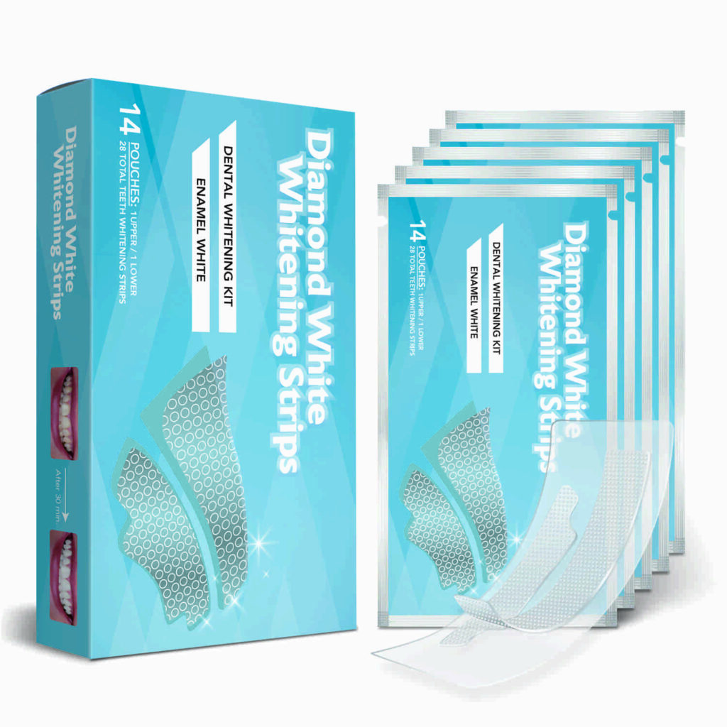 PAP+ Teeth Whitening Strips – Dry Residue Free, 14 Packs