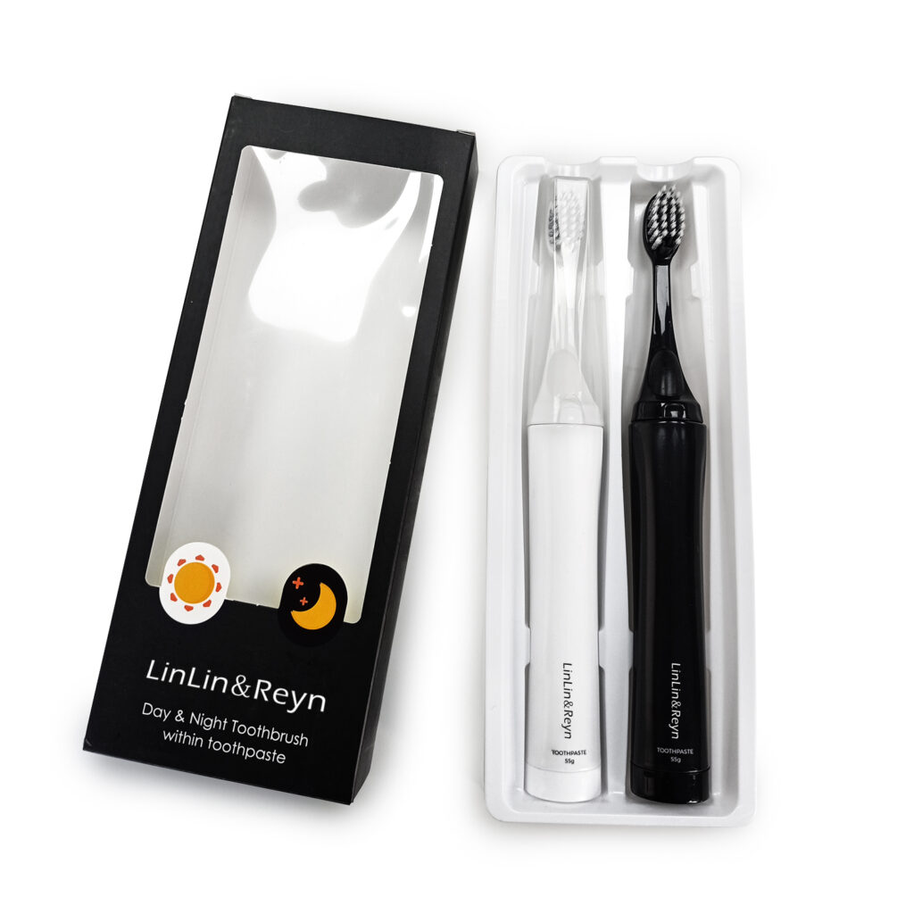 Portable Travel Toothpaste with Built-in Toothbrush