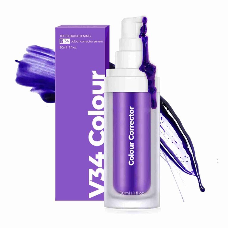 V34 Purple Teeth Whitening Toothpaste – Stain Removal