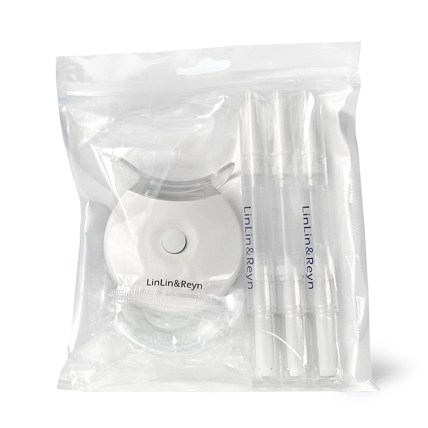Teeth Whitening Kit – 5 Blue LED Lights, 3 Gel Pens