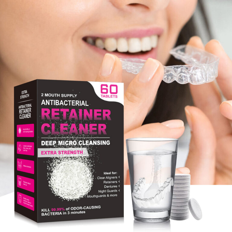 Retainer Cleaning Tablets – Effervescent Dental Cleaner