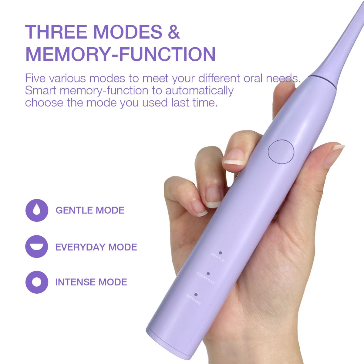 Electric Toothbrush – Wireless Rechargeable, Soft Bristles