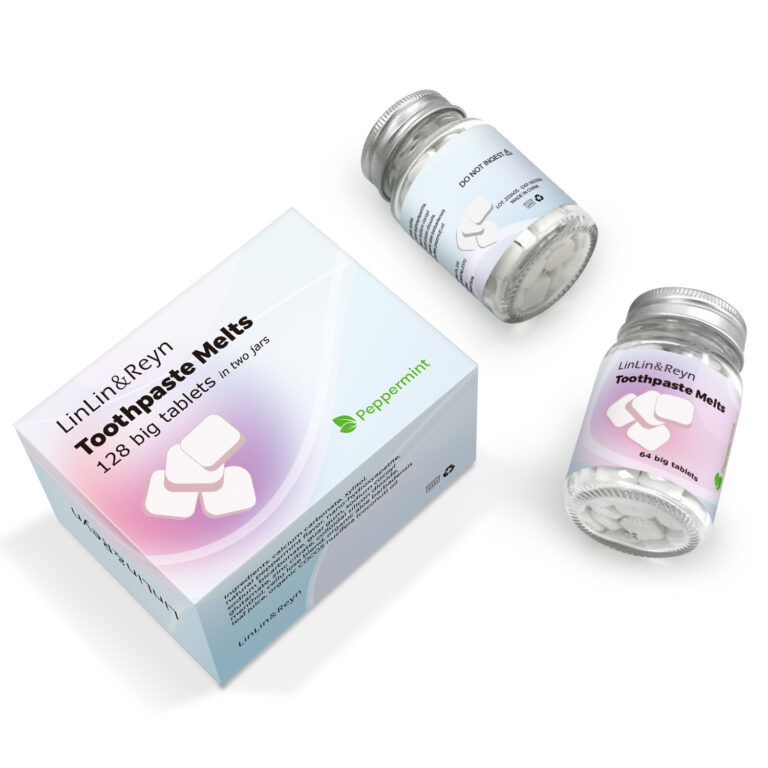 Chewable Solid Toothpaste Tablets – Eco Travel Friendly