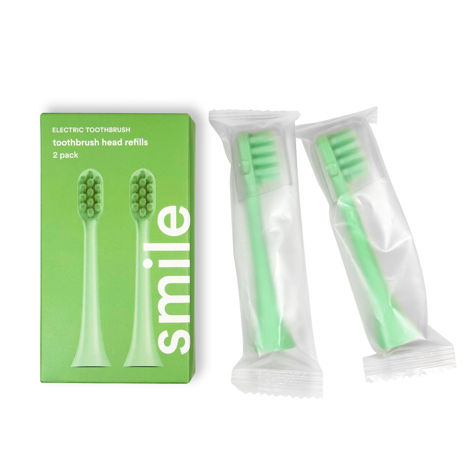 Electric Toothbrush Replacement Heads – Soft Bristles, 2 Pack