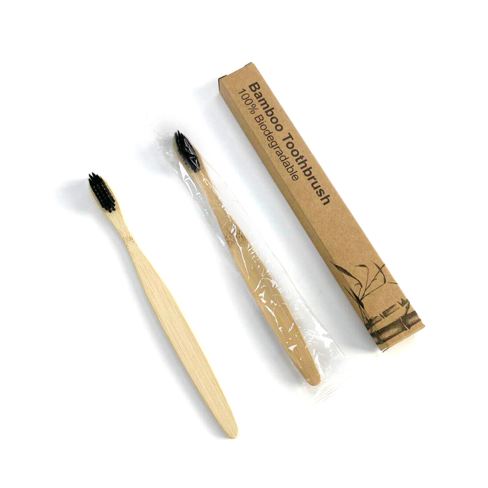 Bamboo Charcoal Toothbrush – Eco-Friendly, Soft Bristles