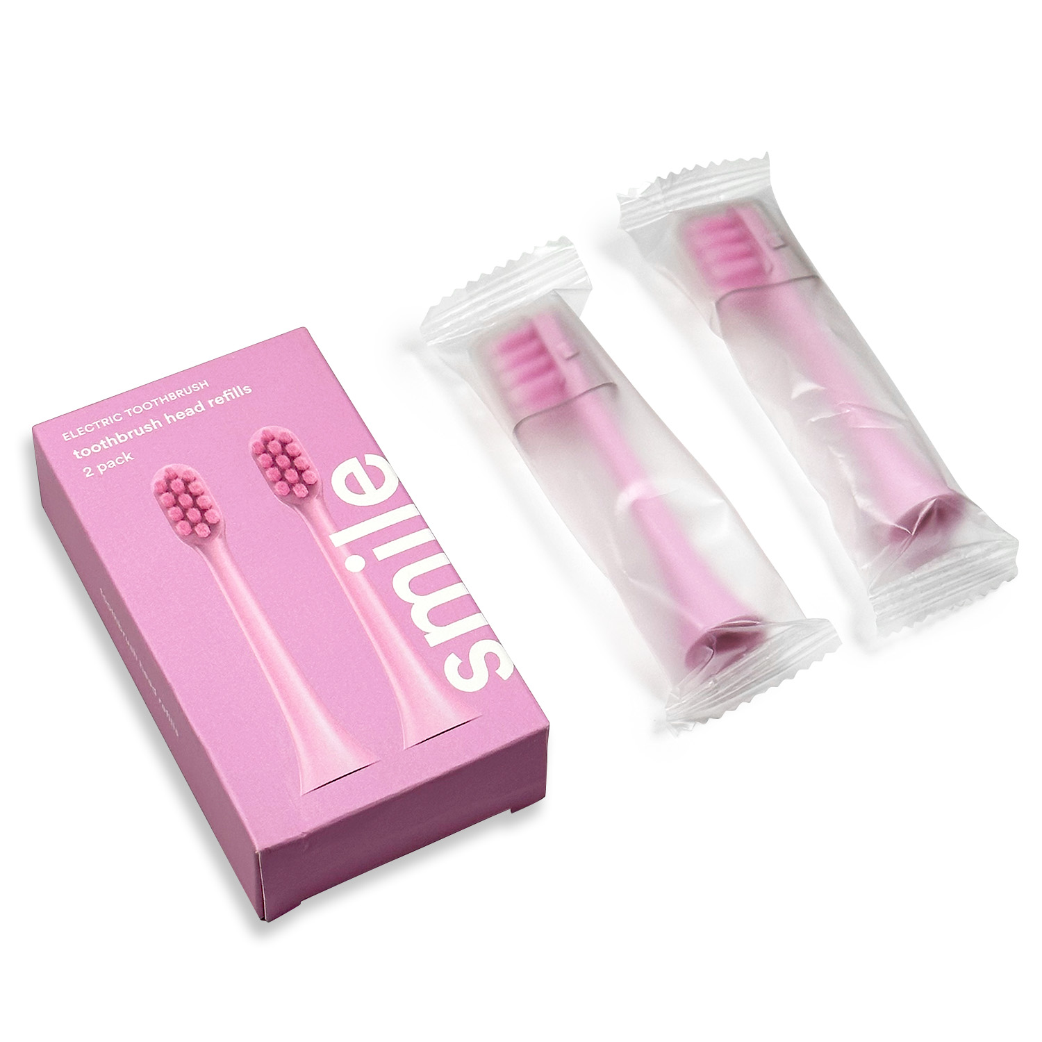 Electric Toothbrush Replacement Heads – Soft Bristles, 2 Pack