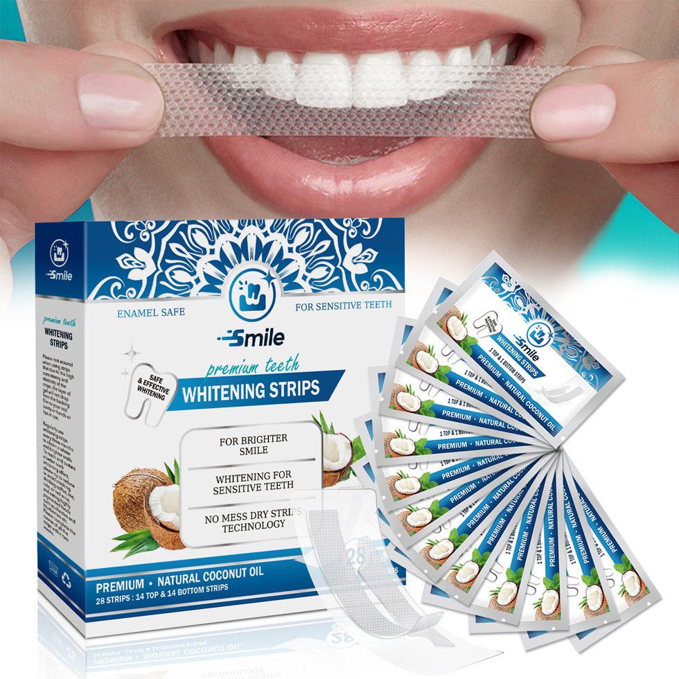 Teeth Whitening Strips – Non-Peroxide