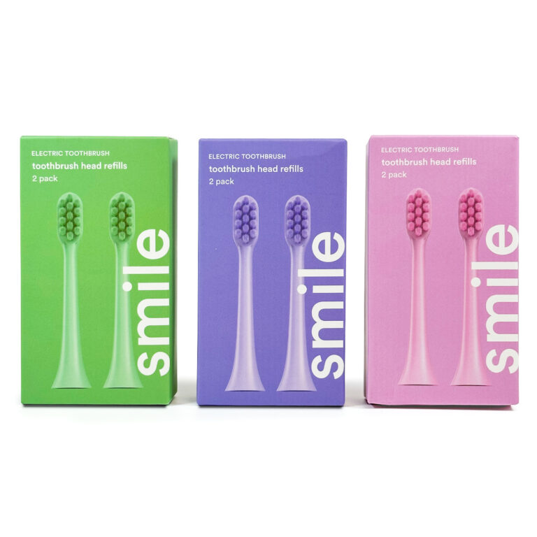 Electric Toothbrush Replacement Heads – Soft Bristles, 2 Pack