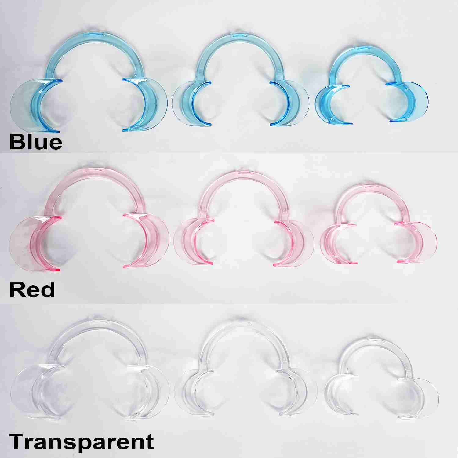 Teeth Whitening C Shape Mouth Opener – Clear Cheek Retractor
