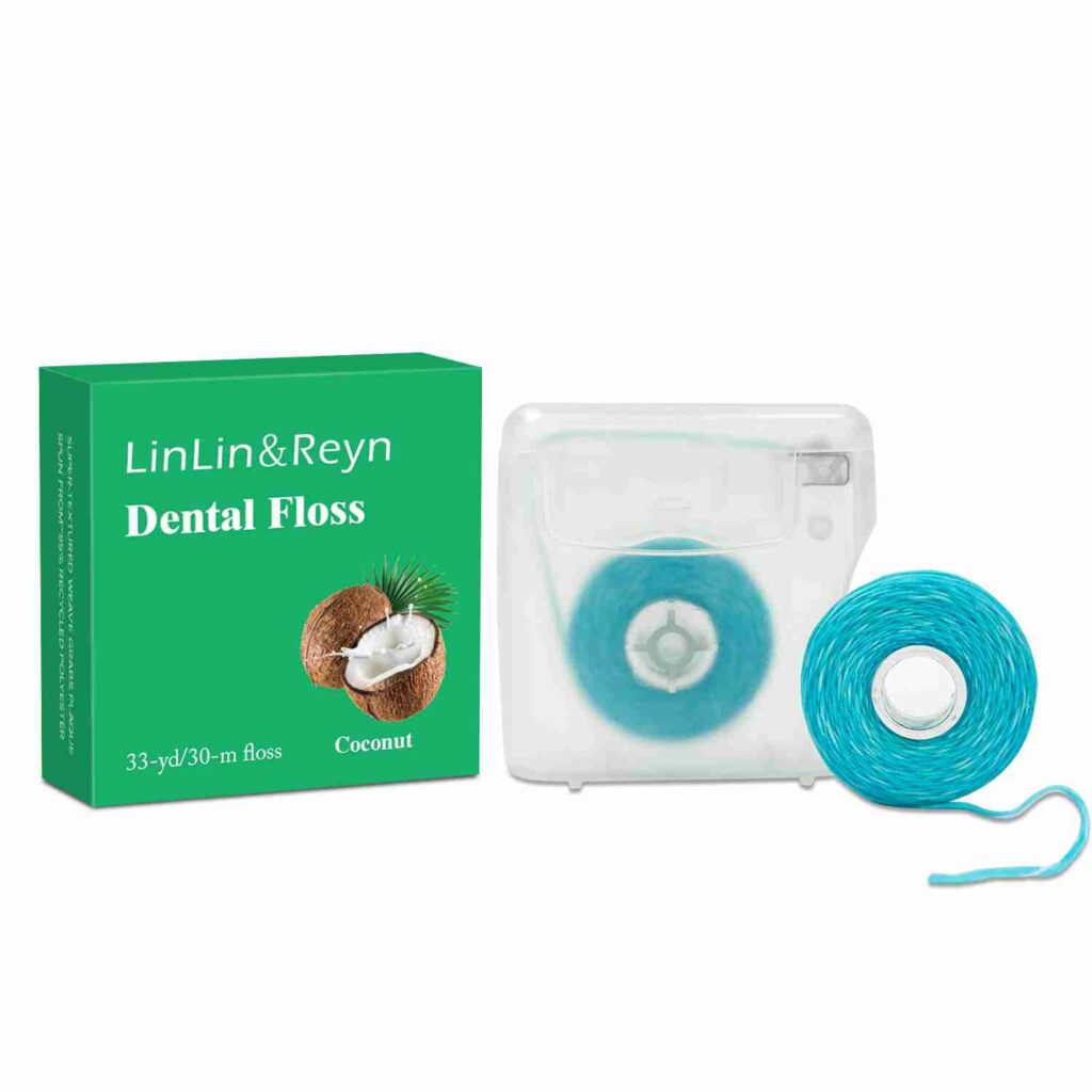 Eco-Friendly Dental Floss – Mint Coconut Strawberry Flavor