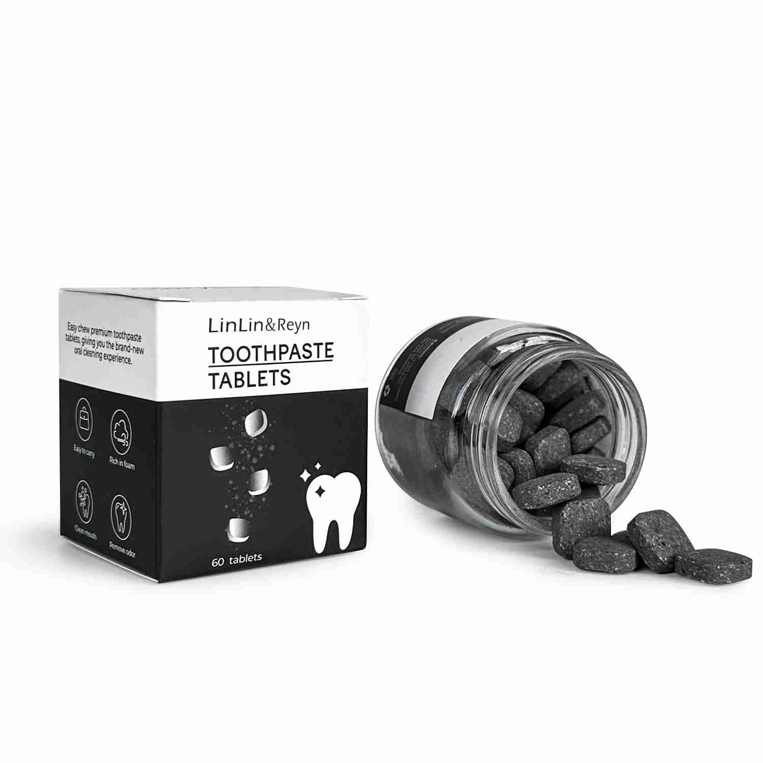 Fluoride-Free Chewable Toothpaste Tablets – Travel Friendly