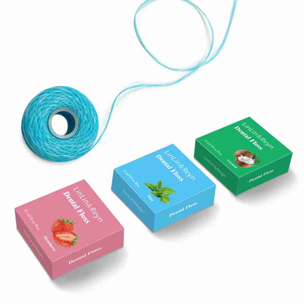 Eco-Friendly Dental Floss – Mint Coconut Strawberry Flavor