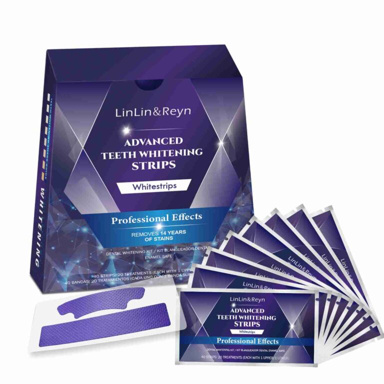 Vegan PAP for Sensitive Teeth Teeth Whitening Strips – Purple