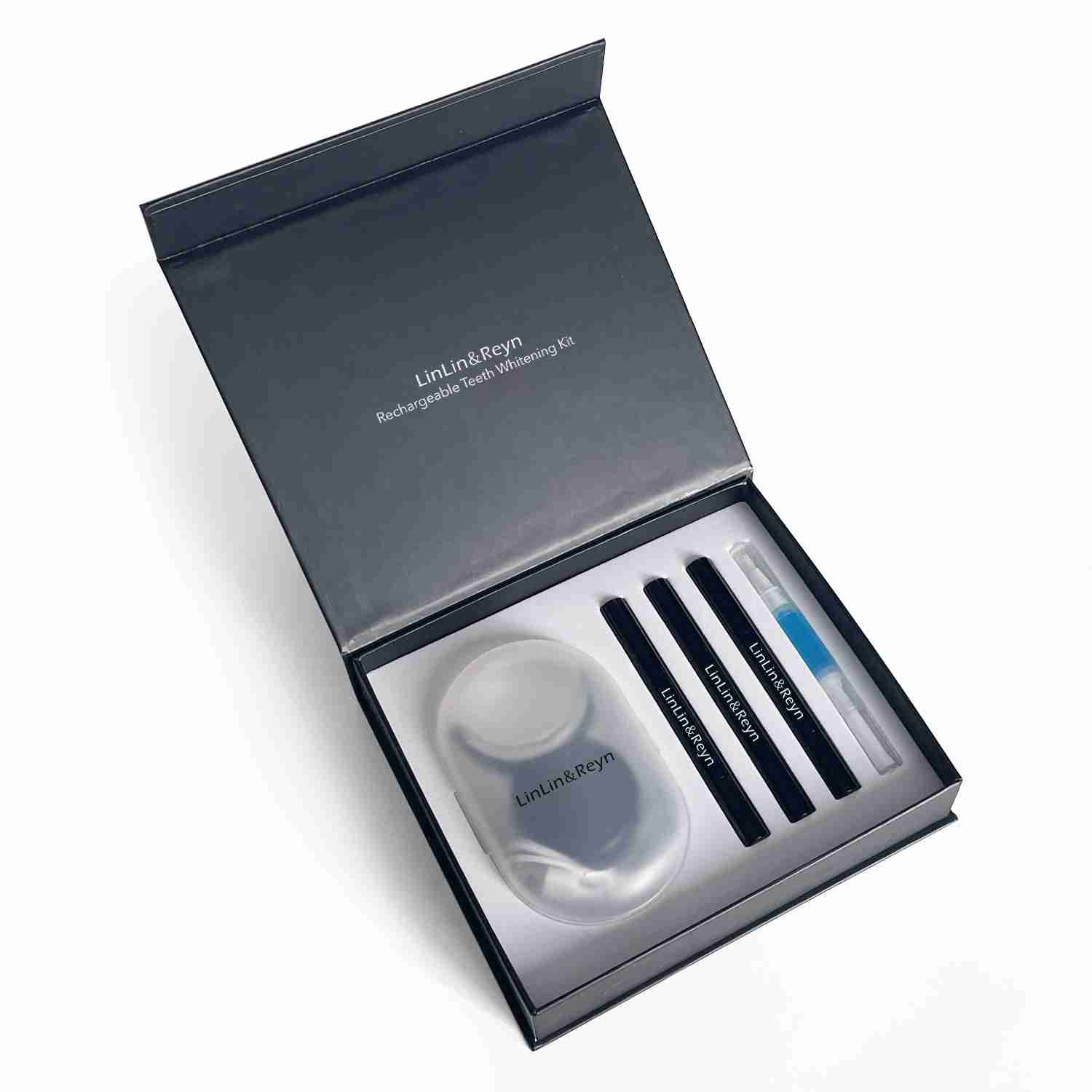 Teeth Whitening Kit with Travel Case – Wireless Rechargeable Light