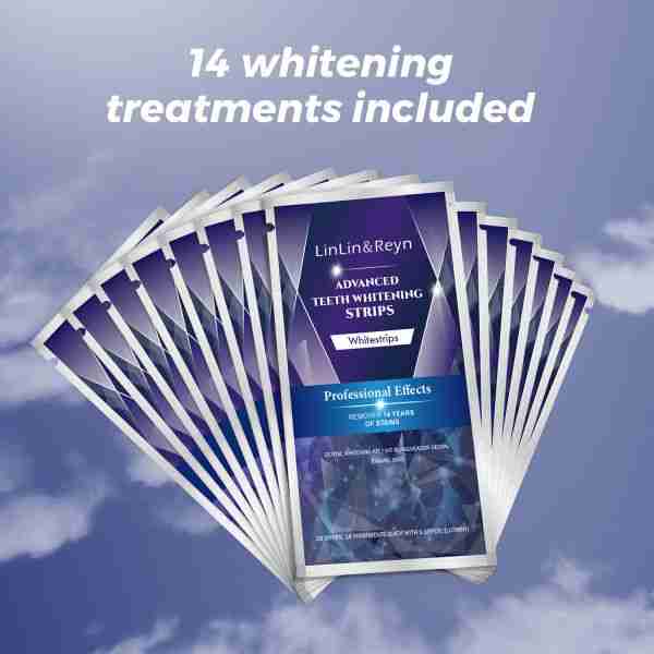 Vegan Teeth Whitening Strips – 14 Treatments for Sensitive Teeth
