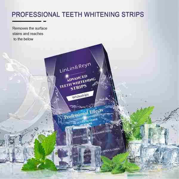 Vegan Teeth Whitening Strips – 14 Treatments for Sensitive Teeth