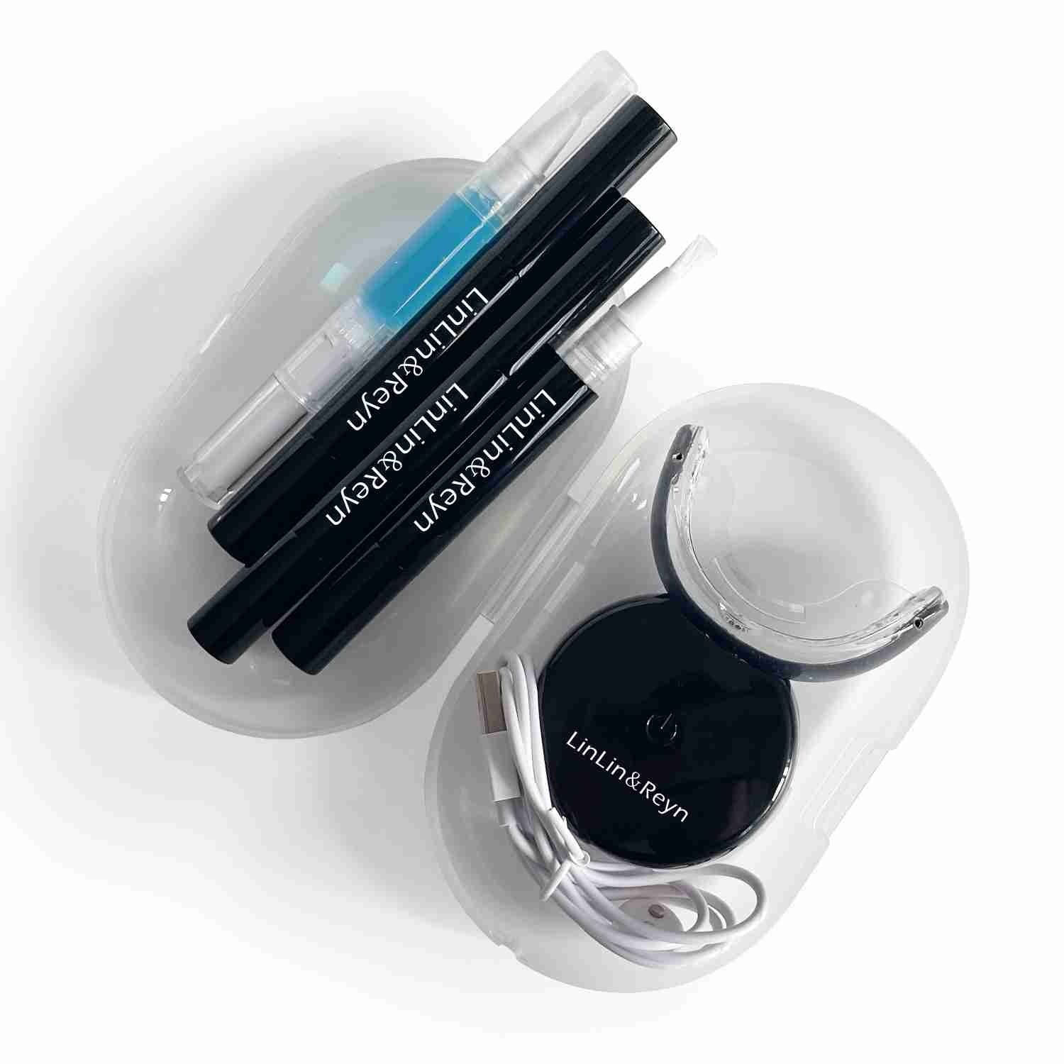 Teeth Whitening Kit with Travel Case – Wireless Rechargeable Light