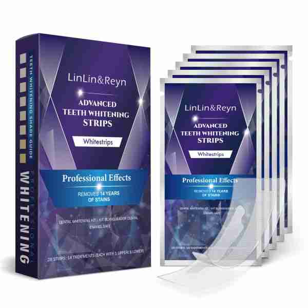 Vegan Teeth Whitening Strips – 14 Treatments for Sensitive Teeth