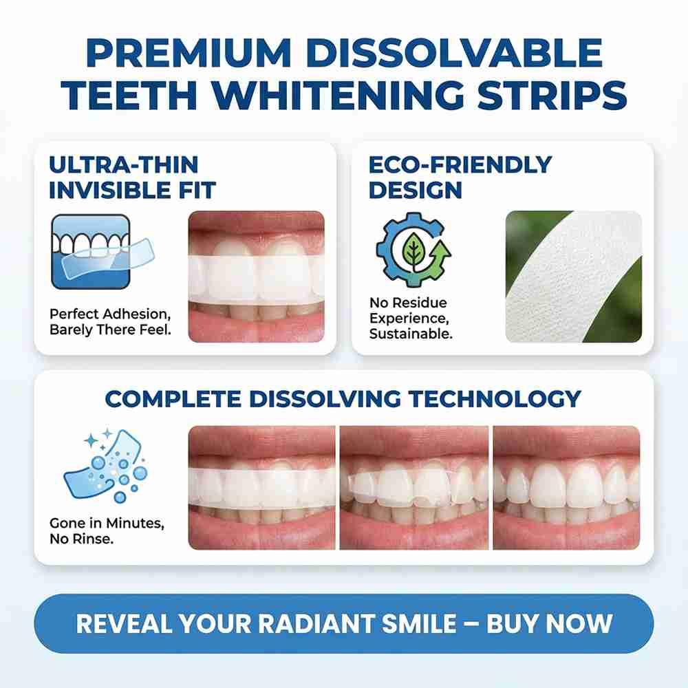 Vegan Teeth Whitening Strips – PAP Dissolving