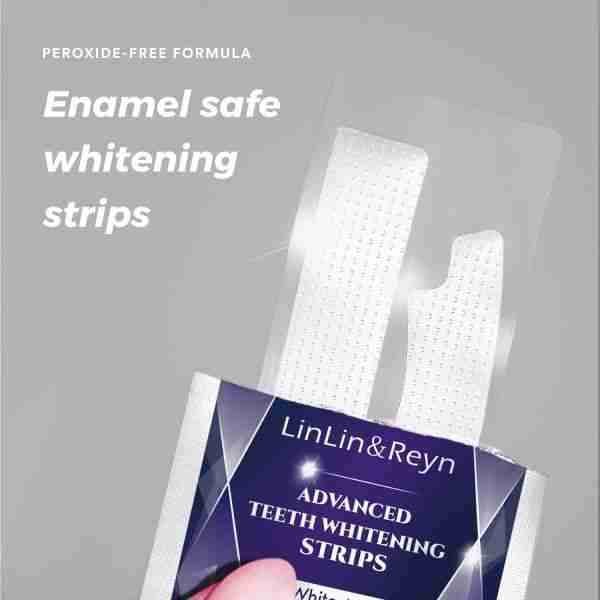Vegan Teeth Whitening Strips – 14 Treatments for Sensitive Teeth