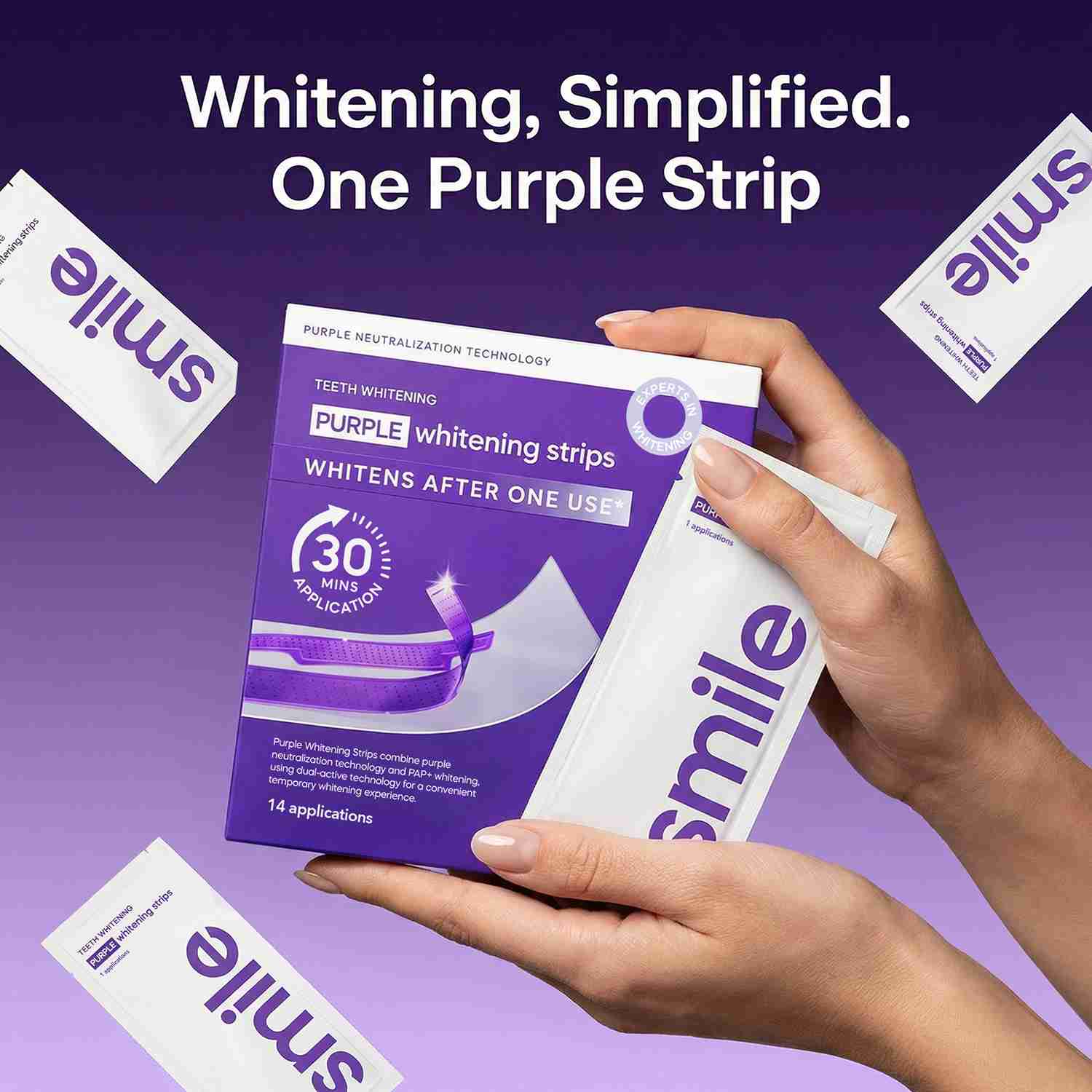 Teeth Whitening Strips – PAP+ Purple