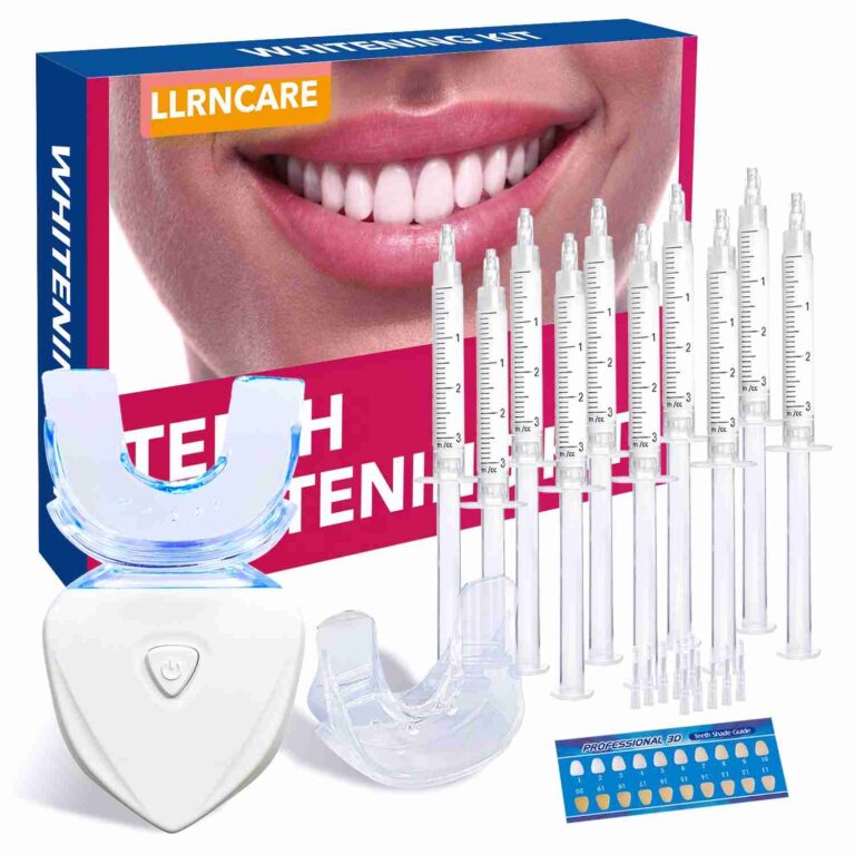 Teeth Whitening Kit – LED Light and Gel Syringe