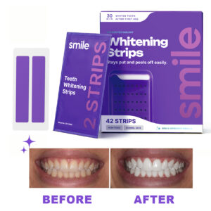 Teeth Whitening Purple Strips – Stain Treatment