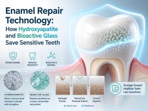 Enamel Repair Technology: How Hydroxyapatite and Bioactive Glass Save Sensitive Teeth