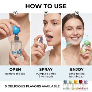 20ml Breath Care Probiotic Breath Spray Long Lasting Freshness Alcohol Free Oral Spray Travel Size Oral Spray