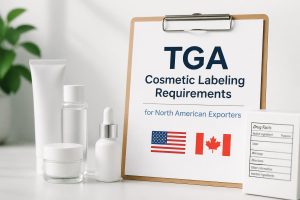 TGA Cosmetic Labeling Requirements for North American Exporters