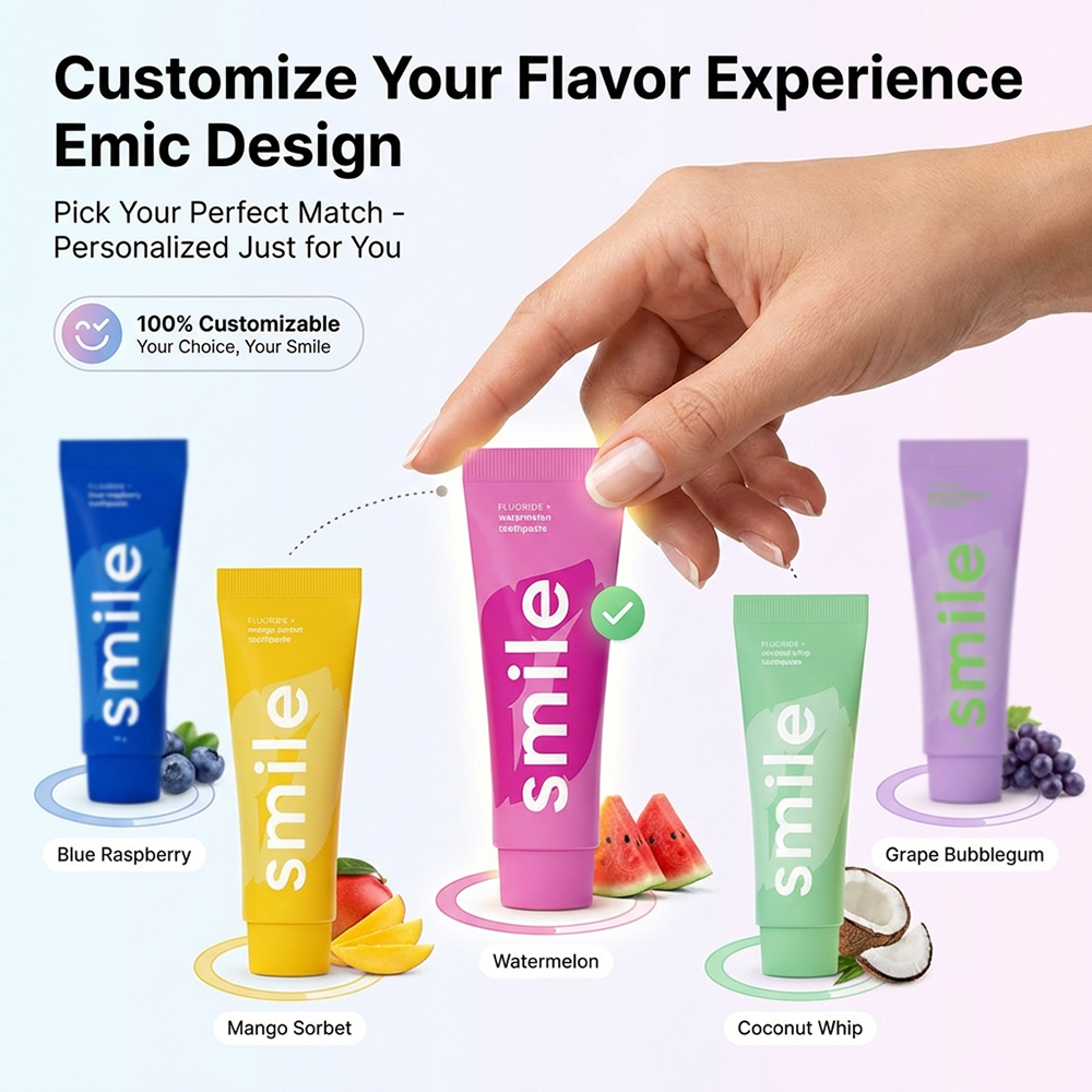 Travel 10g Flavoured Toothpastes Fluoride Formula Fruit Flavored Toothpaste