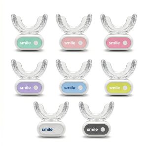 Wireless LED Accelerating Whitening Mouthpiece Rechargeable Teeth Whitening Light with UV Sanitizing Case