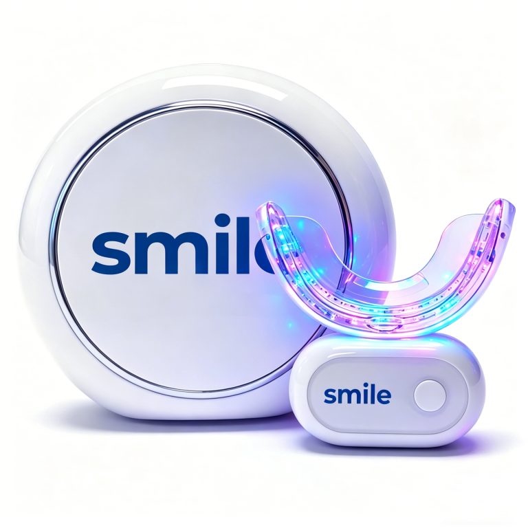 Teeth Whitening LED Light – Rechargeable with UV Sanitizing Case