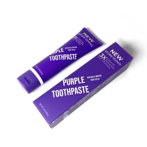 Instant Brightening Purple Serum Eliminating Bad Breath V34 Purple Teeth Whitening Toothpaste