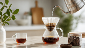 How Brewing Time Controls Tea and Coffee Stain Depth